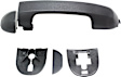 Front, Driver and Passenger Side, or Rear, Passenger Side - Back Door Textured Black Exterior Door Handle, Without Key Hole