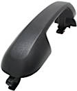 Front, Driver and Passenger Side, or Rear, Passenger Side - Back Door Textured Black Exterior Door Handle, Without Key Hole
