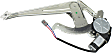Front, Driver and Passenger Side Power Window Regulator, With Motor