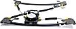 Front, Driver and Passenger Side Power Window Regulators, with Motors, Regular/Super Crew Cab Pickup