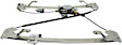 Front and Rear, Driver Side Window Regulators, Power, with Motor