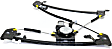 Front and Rear, Driver Side Window Regulators, Power, with Motor
