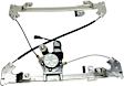 Front and Rear, Driver Side Window Regulators, Power, with Motor