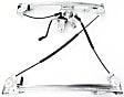 Extended Cab Pickup Front, Driver and Passenger Side Power Window Regulator, With Motor