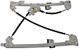 Front, Driver and Passenger Side Power Window Regulator, Without Motor