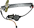 Front and Rear, Passenger Side Window Regulators, Power, With Motor