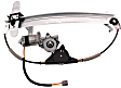 Front and Rear, Passenger Side Window Regulators, Power, With Motor