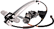Front and Rear, Passenger Side Window Regulators, Power, With Motor