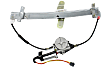Front, Driver and Passenger Side Power Window Regulator, With Motor