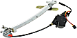 Front, Driver and Passenger Side Power Window Regulator, With Motor