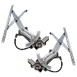 2000 Ford Mustang - Coupe Front, Driver and Passenger Side Power Window Regulator, With Motor