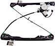 Front And Rear, Driver Side Power Window Regulator, With Motor