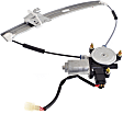 Front And Rear, Passenger Side Power Window Regulator, With Motor