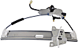 Front and Rear, Driver and Passenger Side Power Window Regulator, With Motor