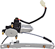 Front and Rear, Driver and Passenger Side Power Window Regulator, With Motor