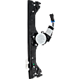 Front, Driver and Passenger Side Power Window Regulator, With Motor
