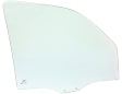 Front, Driver and Passenger Side Door Glasses, Green Tint, Replaces NAGS No. DD09751 GTNN, DD09752 GTNN