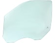 Front, Driver and Passenger Side Door Glasses, Green Tint, Replaces NAGS No. DD10464 GTNN, DD10465 GTNN