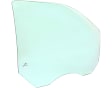 Front, Driver and Passenger Side Door Glasses, Green Tint, Replaces NAGS No. DD10464 GTNN, DD10465 GTNN