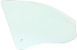 Front, Driver and Passenger Side Door Glasses, Green Tint, Replaces NAGS No. DD10919 GTNN, DD10920 GTNN