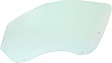 2005-2014 Ford Mustang - Front, Driver and Passenger Side Door Glasses, Green Tint, Replaces NAGS No. DD10696 GTNN, DD10697 GTNN