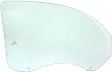 2005-2014 Ford Mustang - Front, Driver and Passenger Side Door Glasses, Green Tint, Replaces NAGS No. DD10696 GTNN, DD10697 GTNN