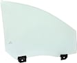 Front, Driver and Passenger Side Door Glasses, Green Tint, Replaces NAGS No. DD12527 GTYN, DD12528 GTYN