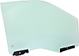 Front, Driver and Passenger Side Door Glasses, Green Tint, Replaces NAGS No. DD12393 GTYN, DD12394 GTYN