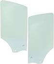 Front, Driver and Passenger Side Door Glasses, Green Tint, For Models with 100.8 or 110.2 Inches Roof, Replaces NAGS No. DD12320 GTNN, DD12321 GTNN