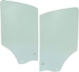 Front, Driver and Passenger Side Door Glasses, Green Tint, For Models with 83.2 inches Roof, Replaces NAGS No. DD12316 GTNN, DD12317 GTNN