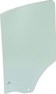 Front, Driver and Passenger Side Door Glasses, Green Tint, For Models with 83.2 inches Roof, Replaces NAGS No. DD12316 GTNN, DD12317 GTNN