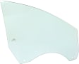 Front, Driver and Passenger Side Door Glasses, Green Tint, Replaces NAGS No. DD12053 GTNN, DD12054 GTNN
