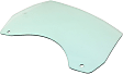 Front, Driver and Passenger Side Door Glasses, Green Tint, Replaces NAGS No. DD12053 GTNN, DD12054 GTNN