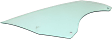 Front, Driver and Passenger Side Door Glasses, Green Tint, Replaces NAGS No. DD12053 GTNN, DD12054 GTNN