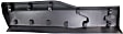 Rear, Driver and Passenger Side Door Molding and Beltlines, Textured Black