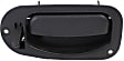 Rear, Driver and Passenger Side Interior Door Handles, Textured Black, Without Door Lock Hole, Extended Cab Pickup