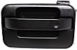 Rear, Driver and Passenger Side Textured Black Exterior Door Handle, Without Key Hole