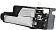 Rear, Driver and Passenger Side Interior Door Handles, Chrome, with Door Lock Button, Sedan