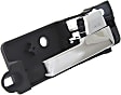 Rear, Driver and Passenger Side Interior Door Handles, Chrome, with Door Lock Button, Sedan