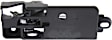 Rear, Driver and Passenger Side Interior Door Handles, Chrome, with Door Lock Button, Sedan