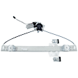 Extended Cab Pickup Front and Rear, Driver and Passenger Side Power Window Regulator, With Motor