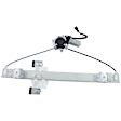 Extended Cab Pickup Front and Rear, Driver and Passenger Side Power Window Regulator, With Motor