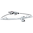 Extended Cab Pickup Front and Rear, Driver and Passenger Side Power Window Regulator, With Motor