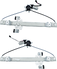 Extended Cab Pickup Rear, Driver and Passenger Side Power Window Regulator, With Motor