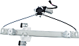 Extended Cab Pickup Rear, Driver and Passenger Side Power Window Regulator, With Motor