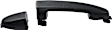 2010 Mazda Tribute GS - Front and Rear, Driver and Passenger Side Textured Black Exterior Door Handle, Front Driver Side - With Key Hole; Front Passenger Side and Rear Driver and Passenger Side - Without Key Hole, Sport Utility