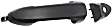 2010 Mazda Tribute GS - Front and Rear, Driver and Passenger Side Textured Black Exterior Door Handle, Front Driver Side - With Key Hole; Front Passenger Side and Rear Driver and Passenger Side - Without Key Hole, Sport Utility