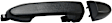 2010 Mazda Tribute GS - Front and Rear, Driver and Passenger Side Textured Black Exterior Door Handle, Front Driver Side - With Key Hole; Front Passenger Side and Rear Driver and Passenger Side - Without Key Hole, Sport Utility