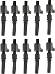 2003-2019 Ford E-450 Super Duty - Ignition Coils, Set Of 10, 10 Cylinder, 6.8L Engine, 12 Volts, Coil On Plug