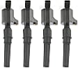 Ignition Coils, Set of 4, 8 Cyl., 4.6/5.4L Engines, With Curve Coil Boot